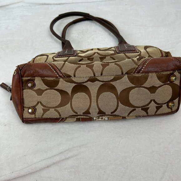 Vintage COACH Hamptons Signature Classic Logo Bag Satchel - Picture 7 of 16